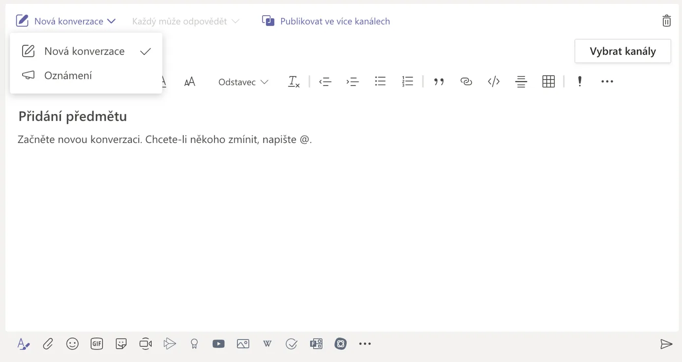 Oznámení