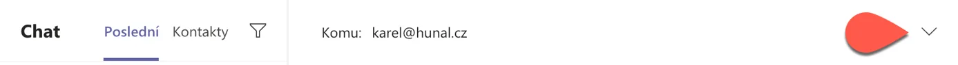 Pojmenování chatu